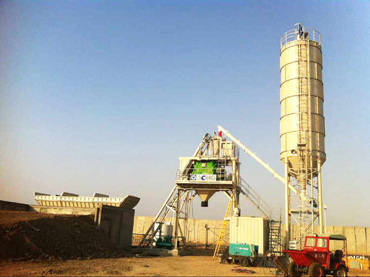 XCMG Official 90m3Concrete Mixing Batch Plant HZS90 mobile Concrete Batching Plant